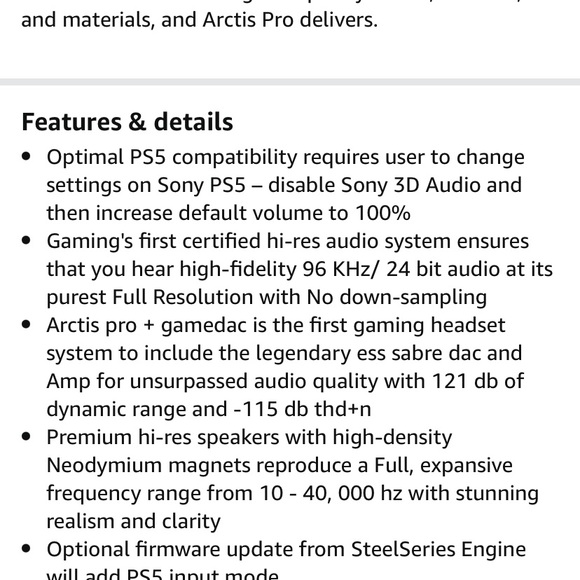 White Steelseries Arctis Pro with GAMEDAC gaming headset - Picture 5 of 5